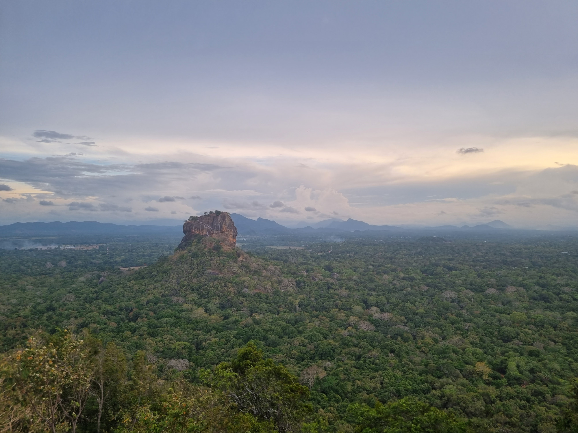 uitzicht op de Lion Rock