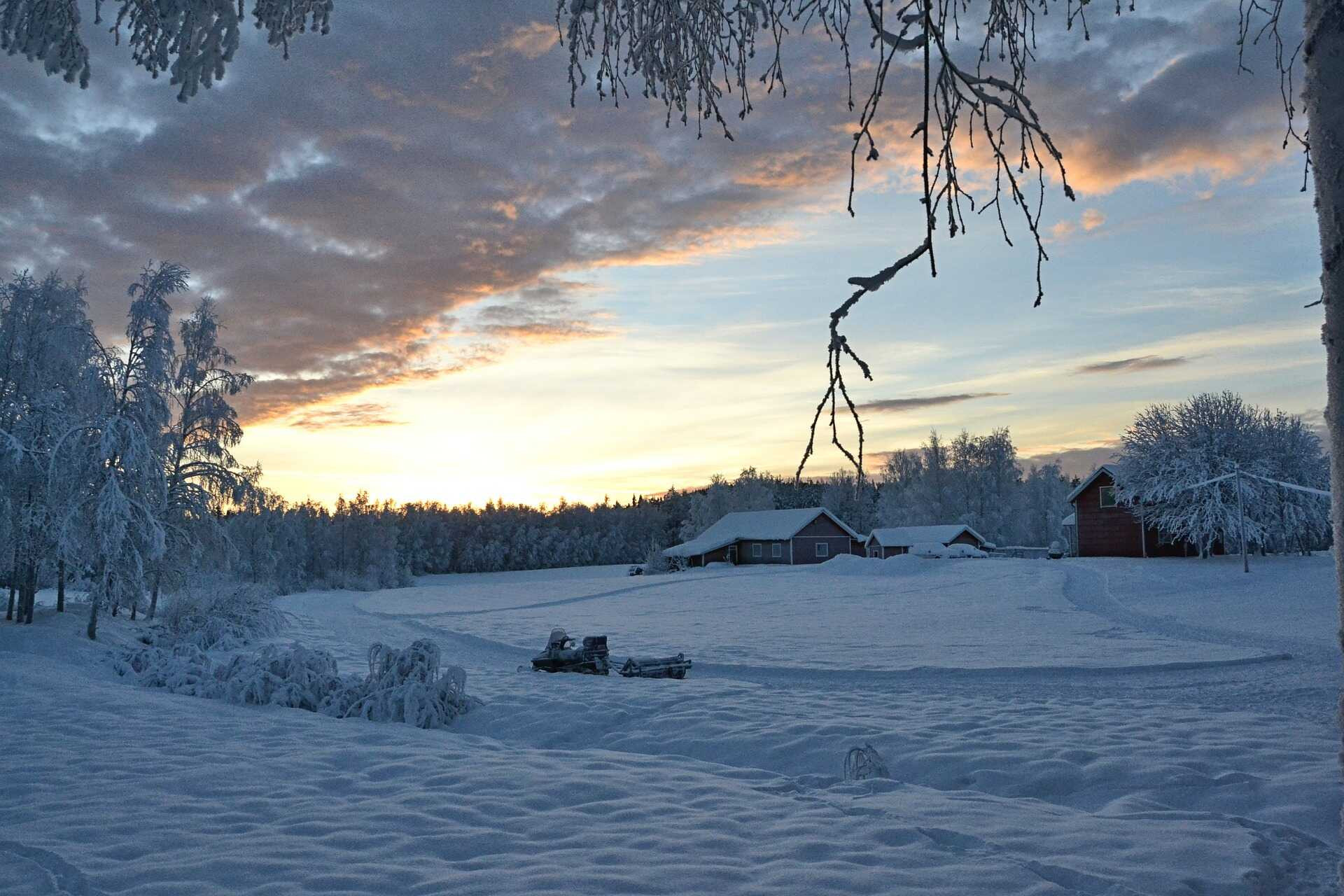 lapland sneeuw huis