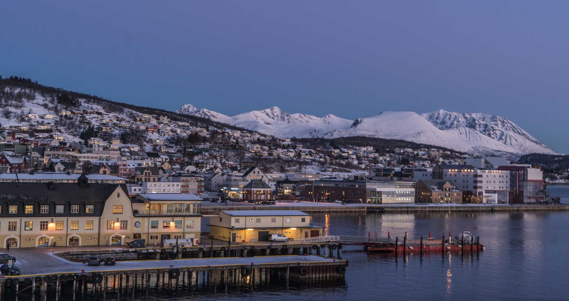 tromso noorwegen sneeuw