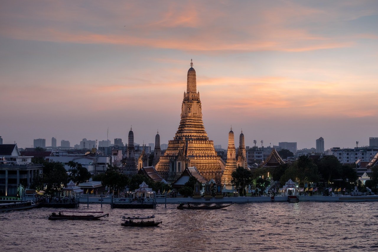 Wat Aron tempel in Bangkok