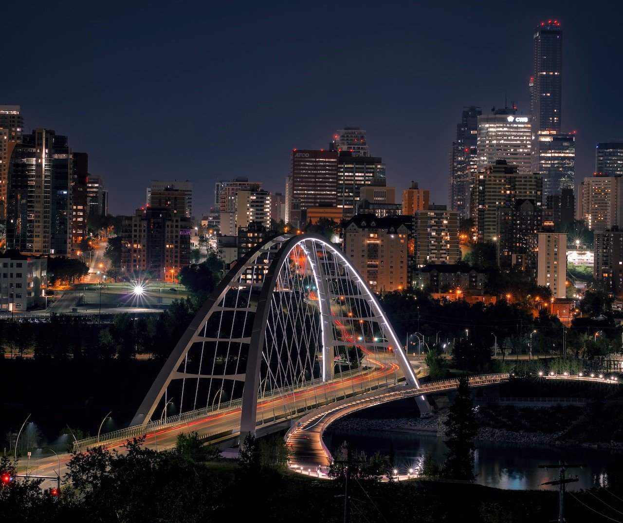 Walterdale Bridge in Edmonton