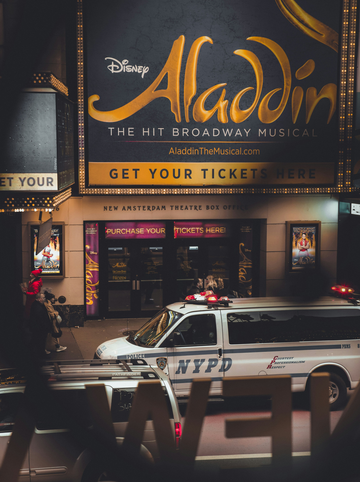 Aladdin musical in Broadway