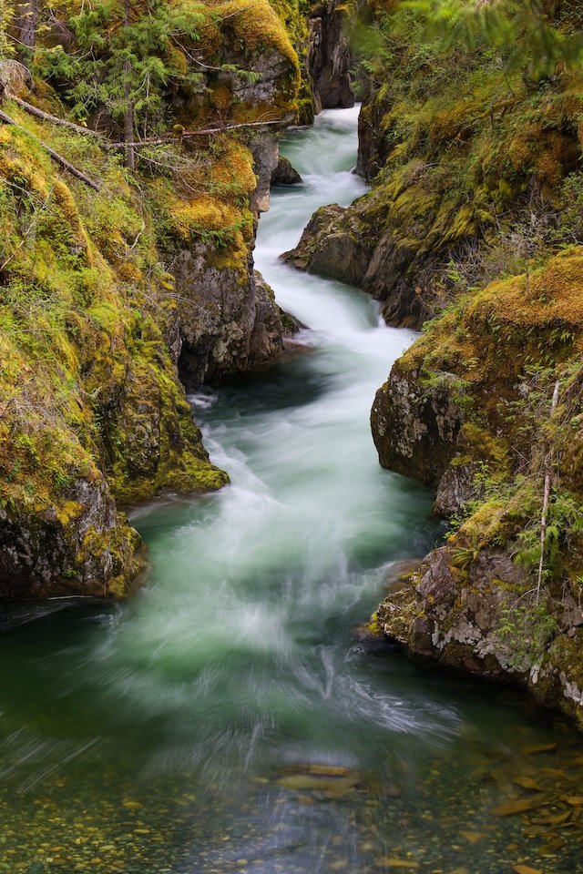 Little Qualicium Falls op Vancouver Island