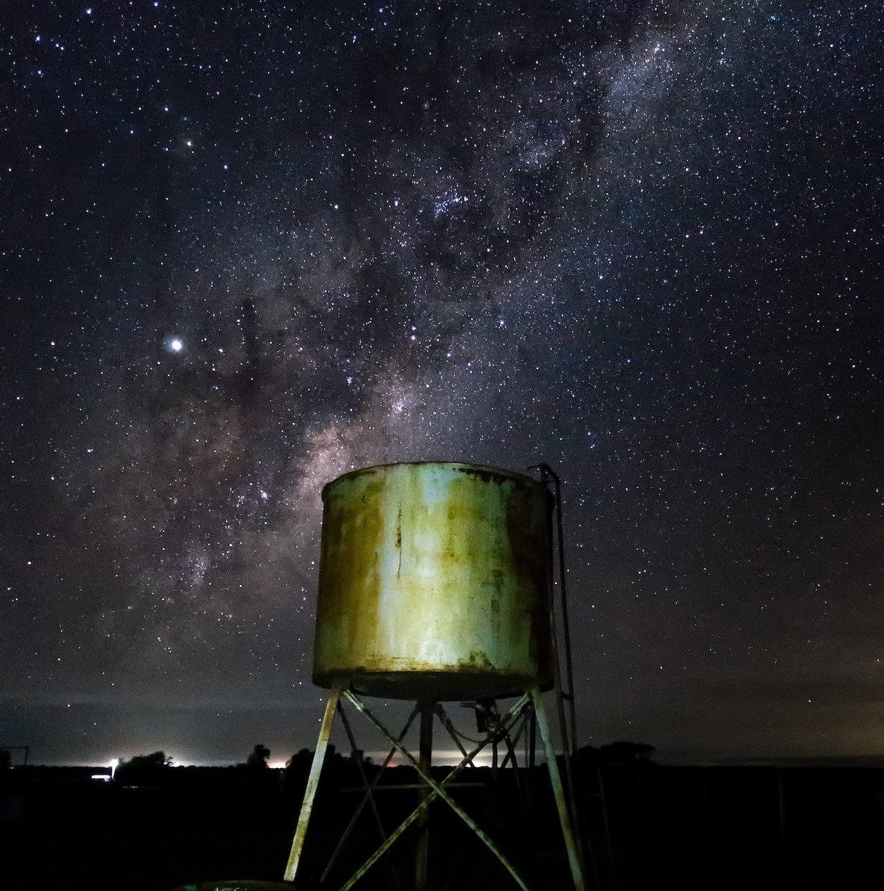 Sterrenhemel op de camping bij Echidna Chasm