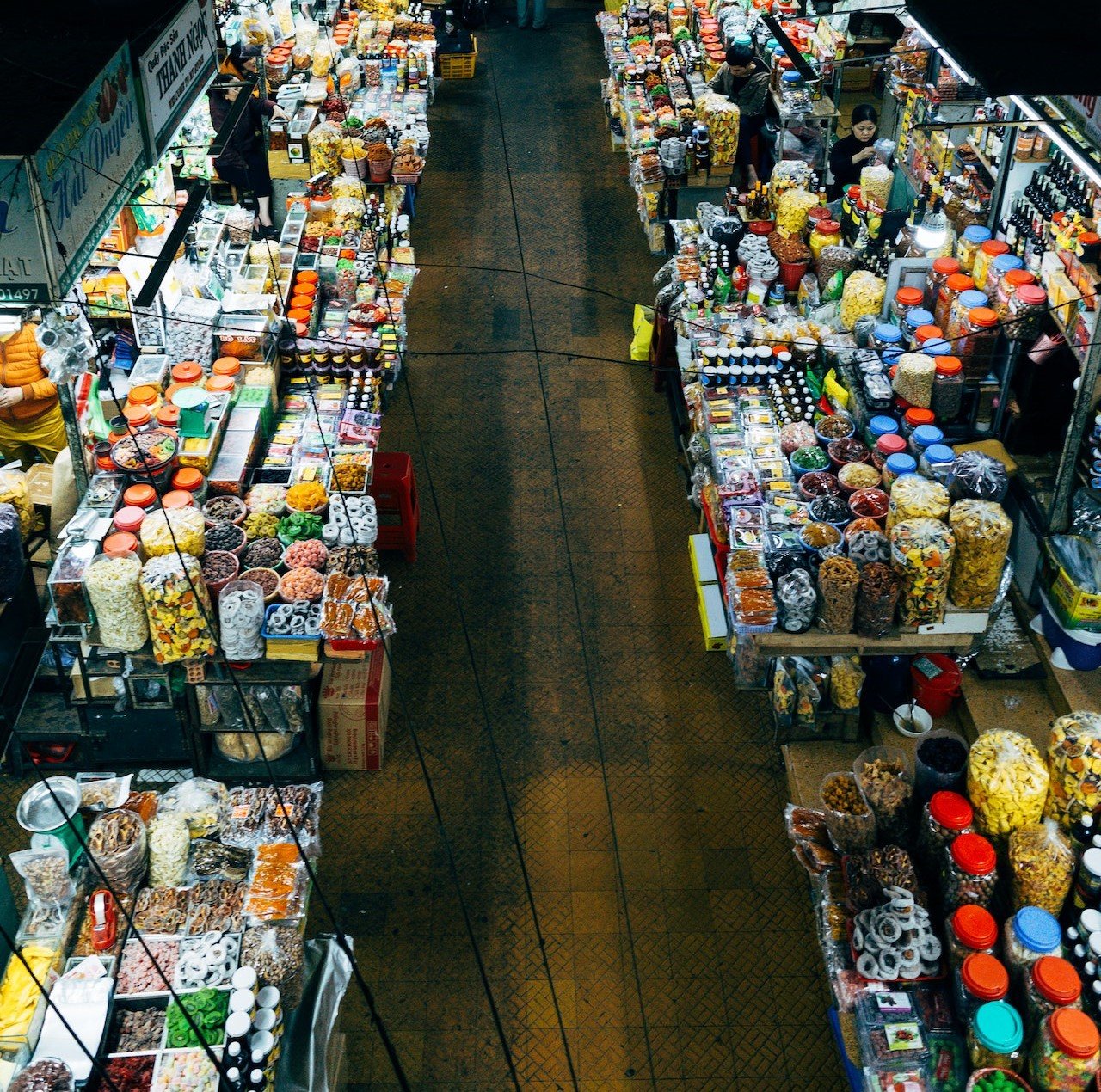 Benh Tanh Market in Vietnam