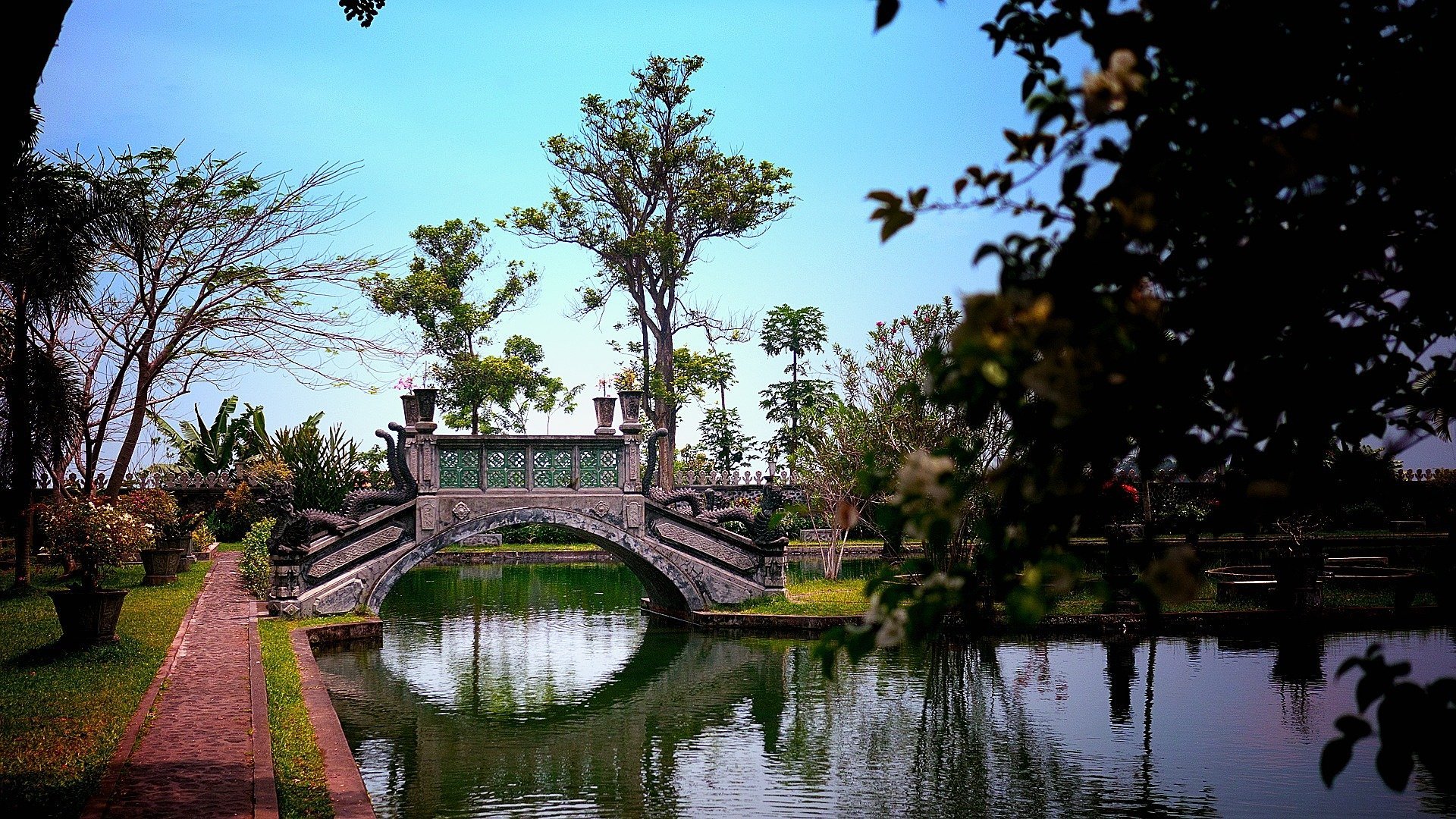 Brug, cultuur, Bali, Indonesië