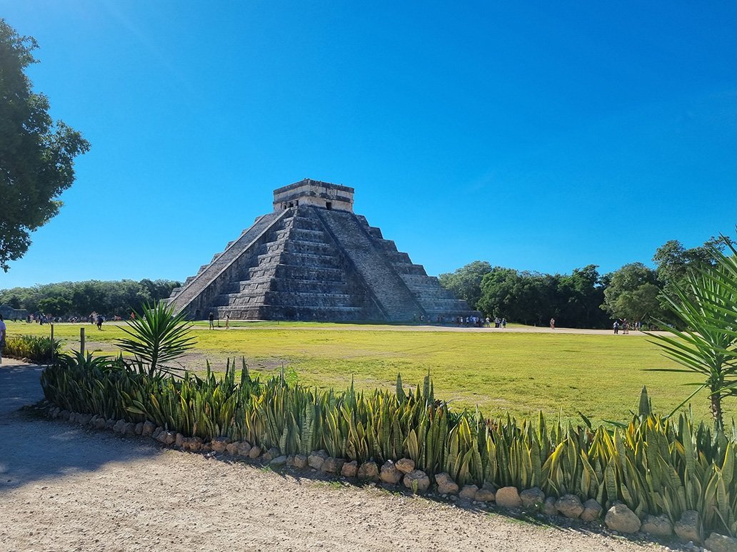 Maya tempel in Mexico