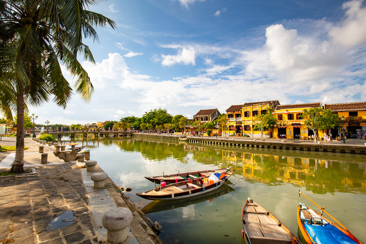 Bootjes in Hoi An, Vietnam