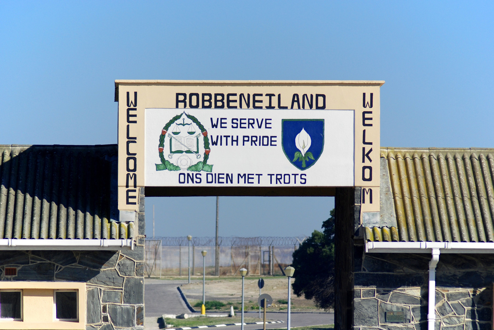 Foto ingang Robbeneiland