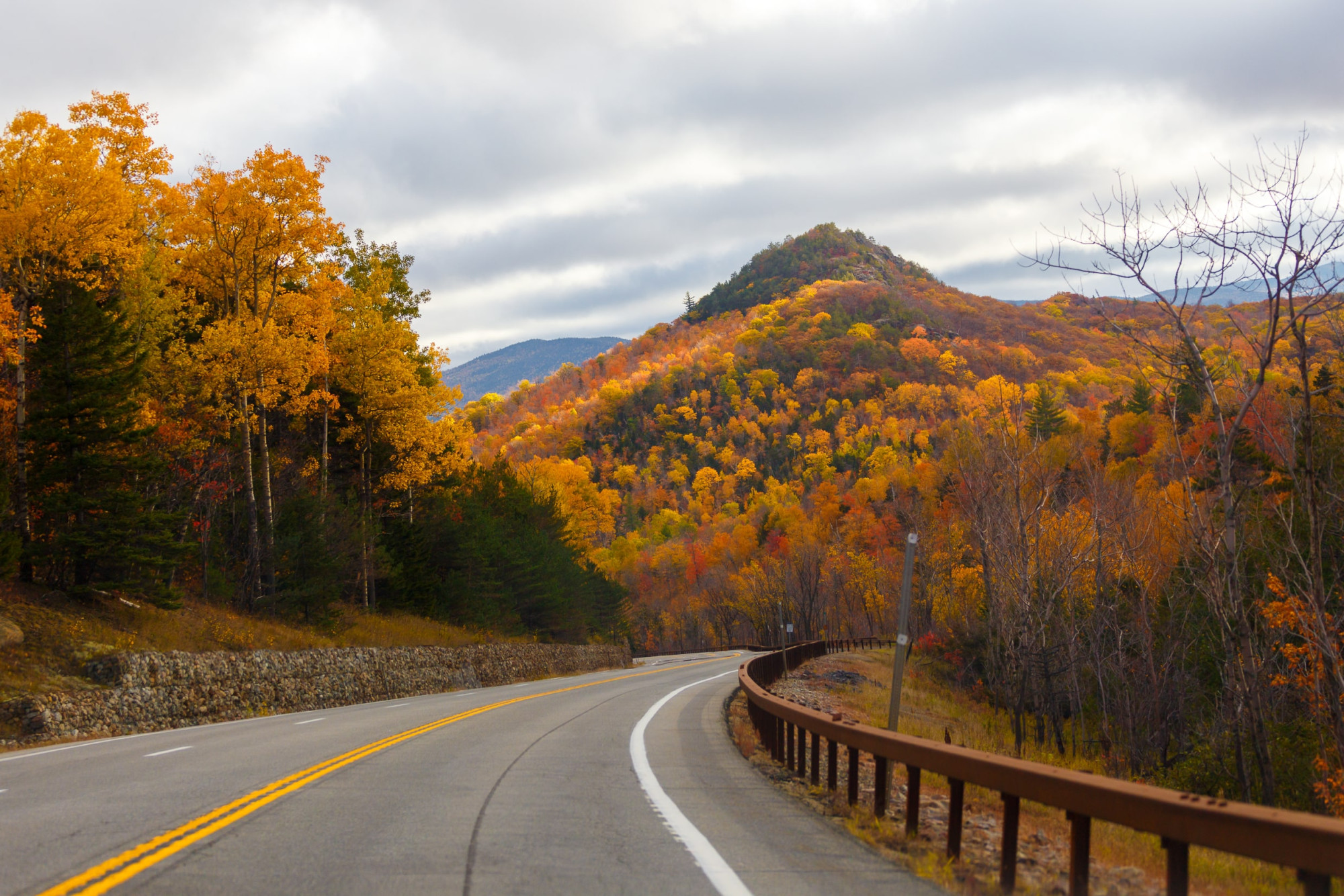 new england herfst weg