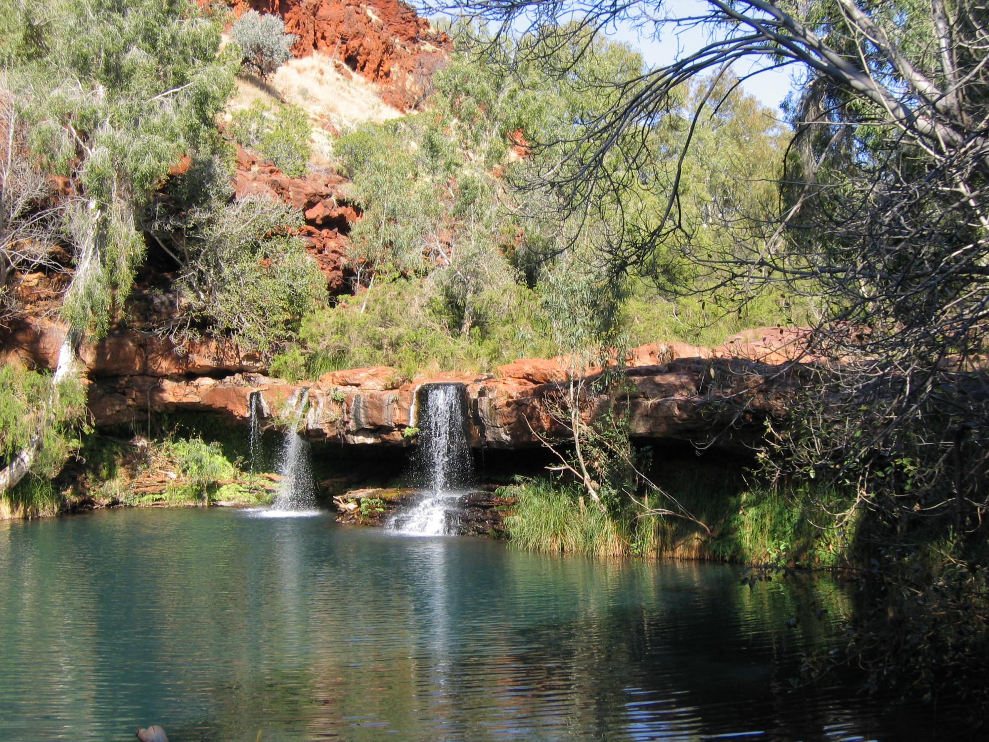 Australië Karijini National Park waterval