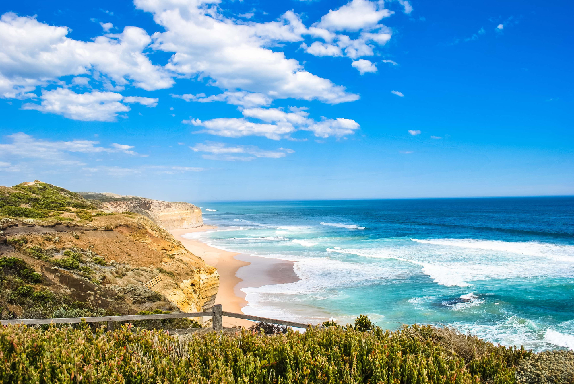australië great ocean road strand