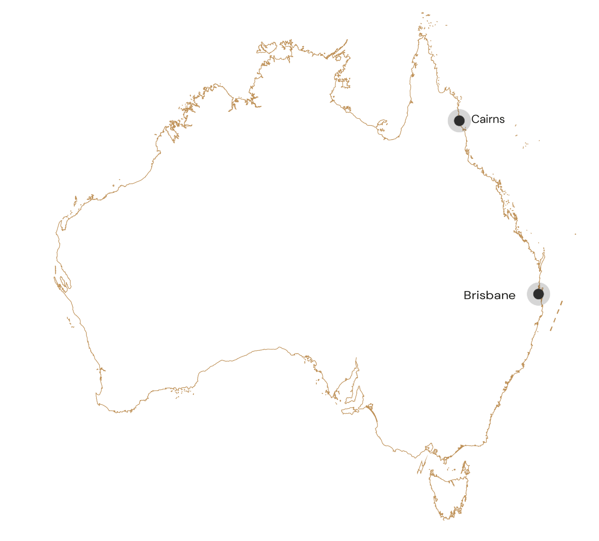 Route Camperreis vanuit Cairns