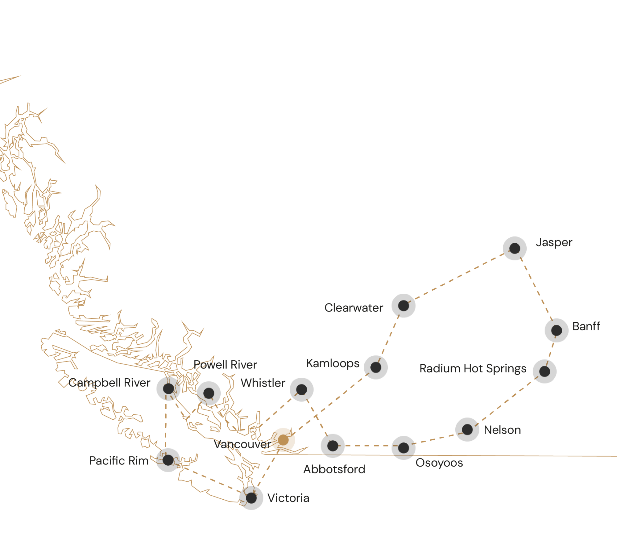 Kaartje op avontuur in West-Canada