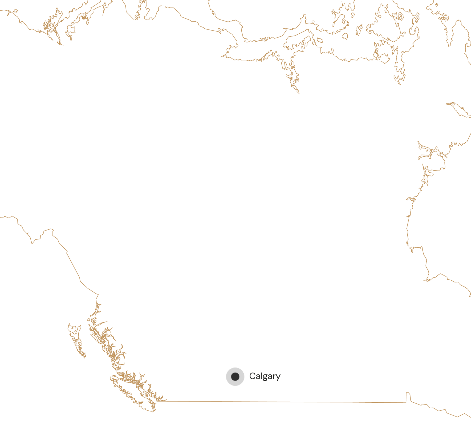 Kaartje camperreis vanuit Calgary