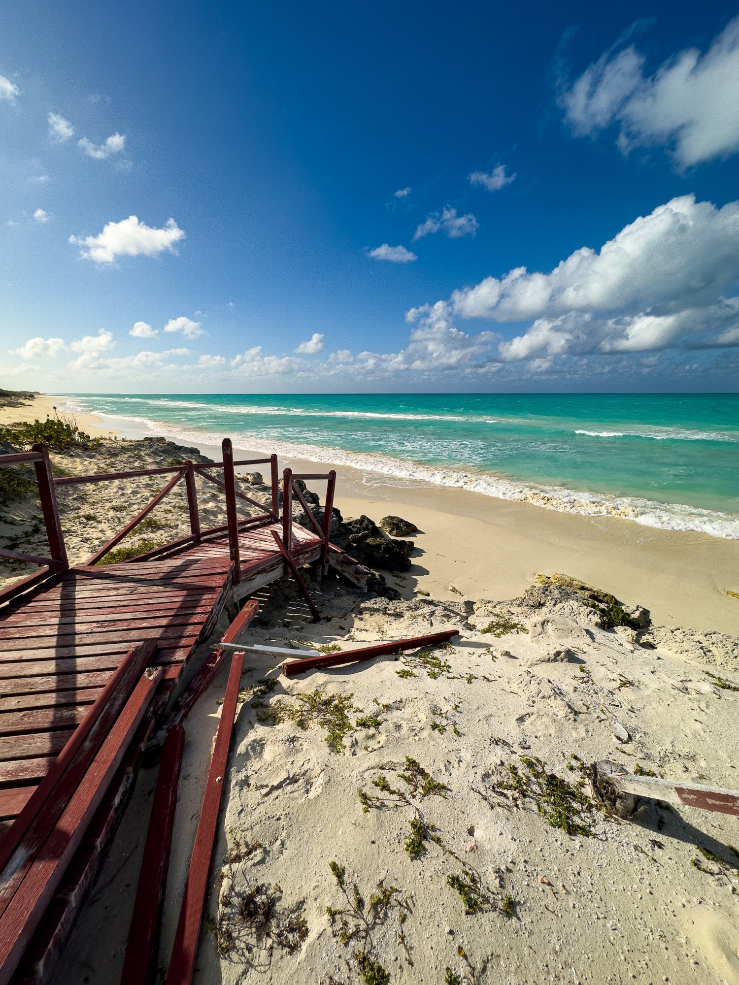 Cuba strand zee vlonder