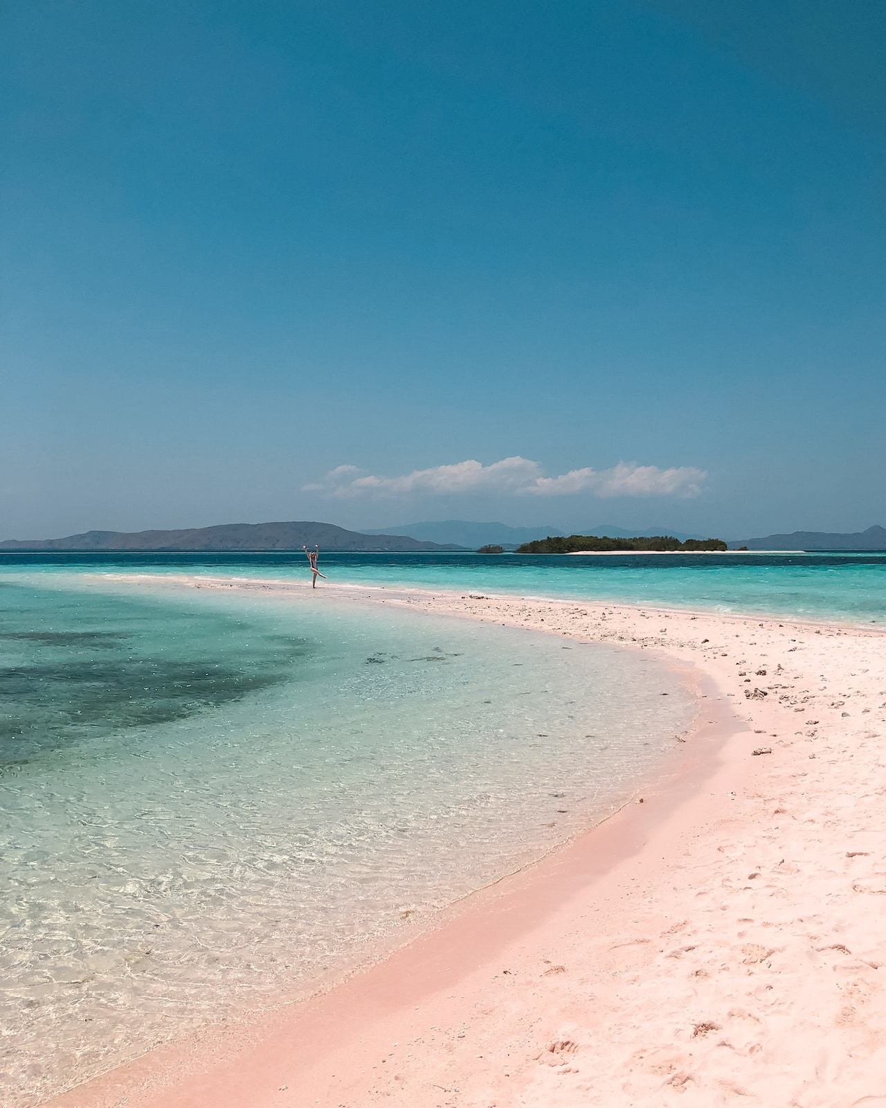 Pink Beach Indonesië