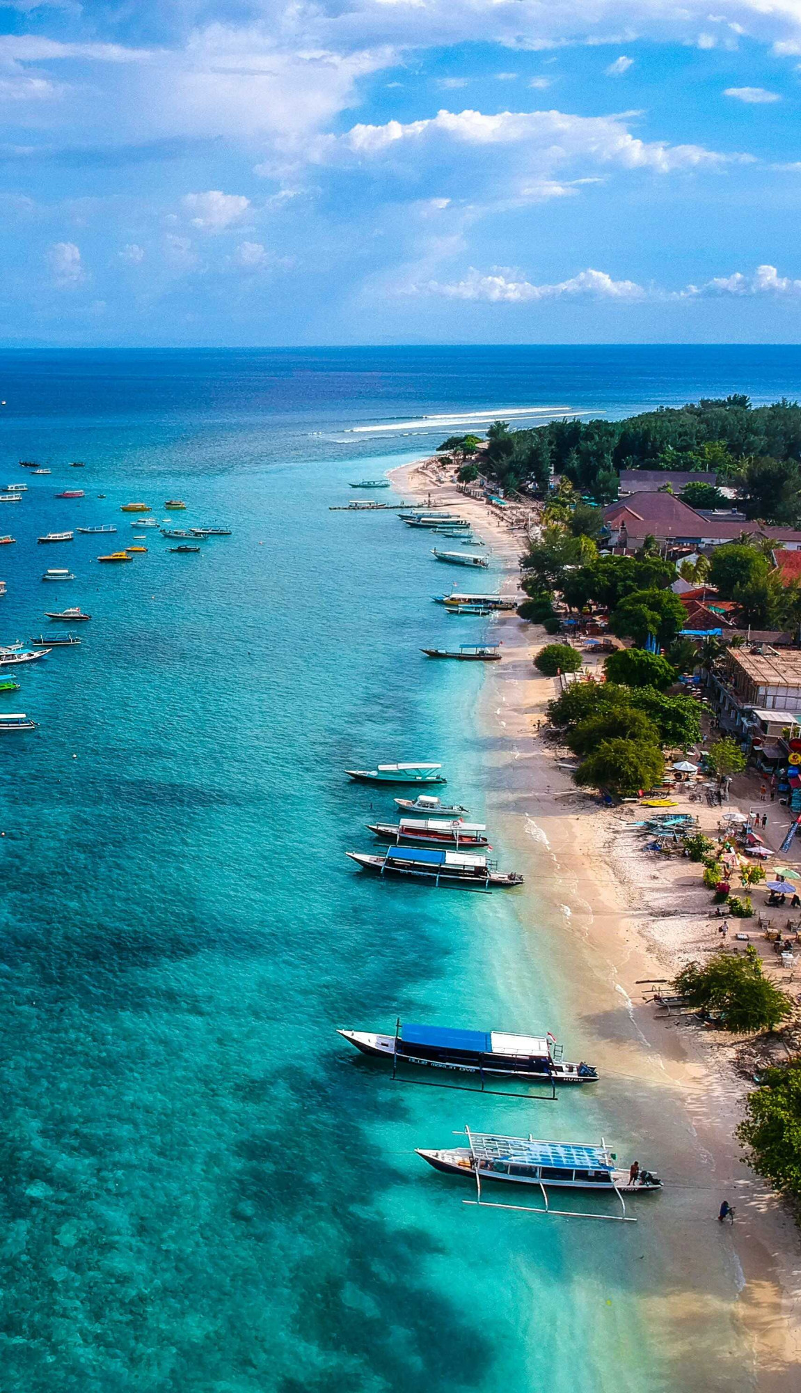 Indonesie Trin Gili Trawangan strand