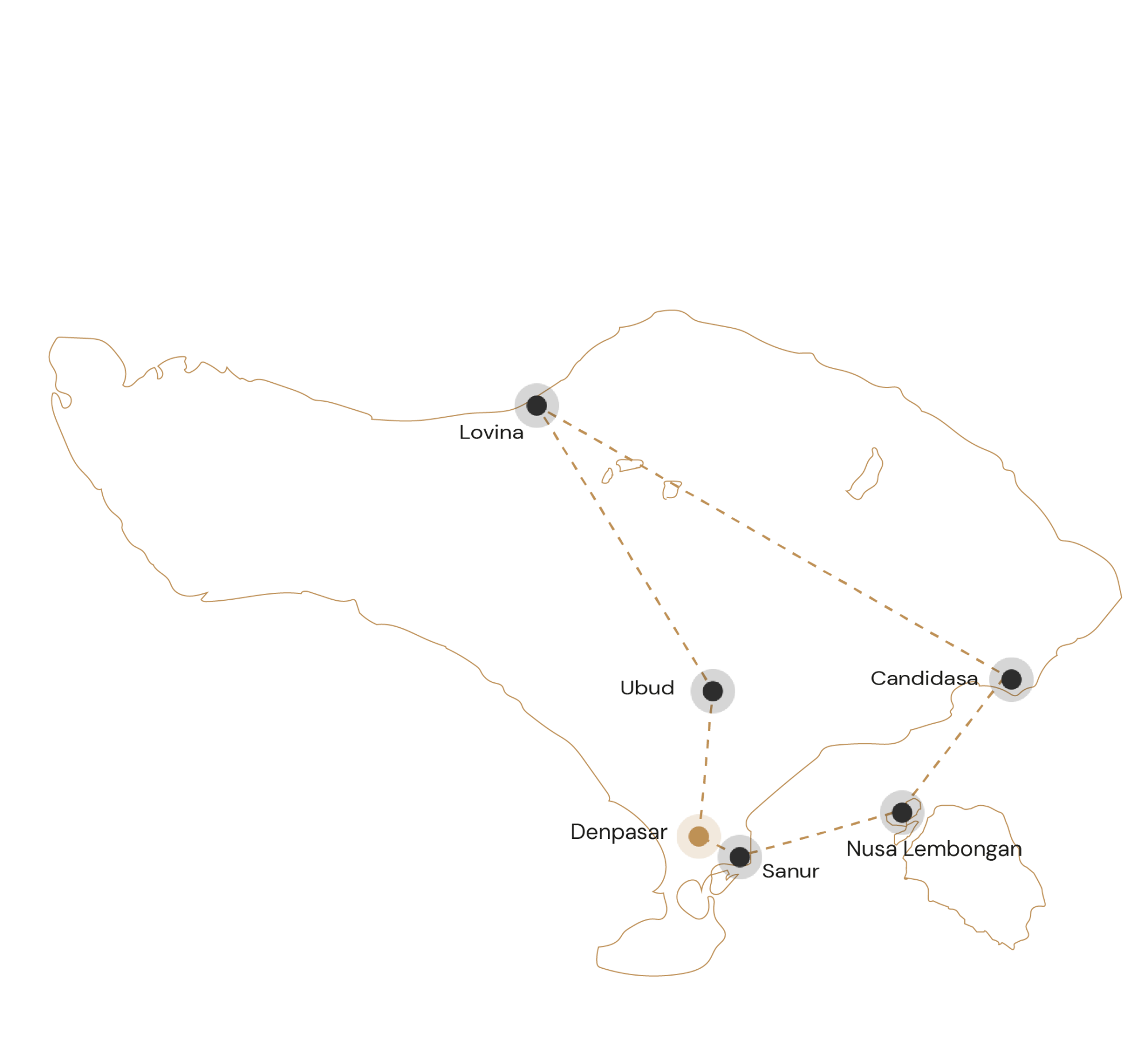 Route paradijselijk Bali