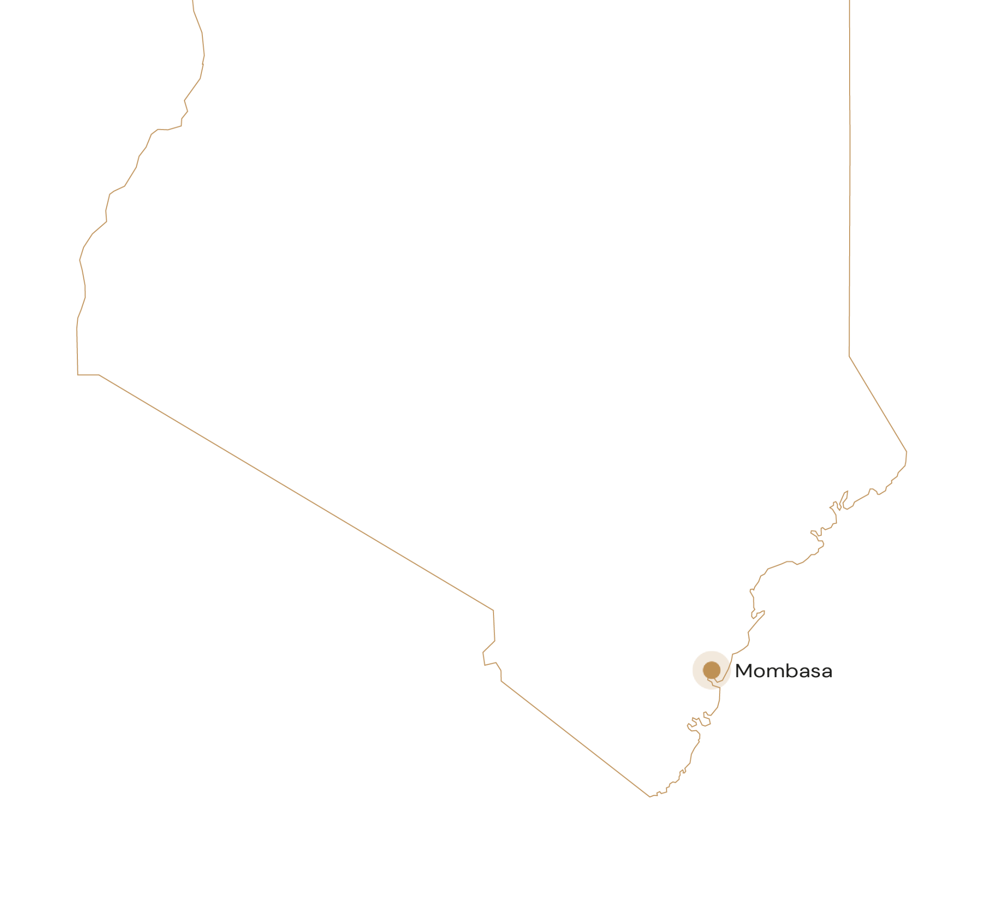 Kaartje - Zonning Mombasa