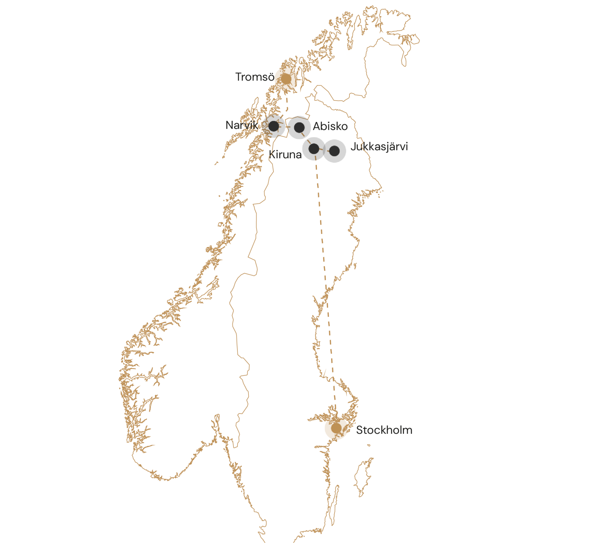 Avontuurlijk lapland kaartje