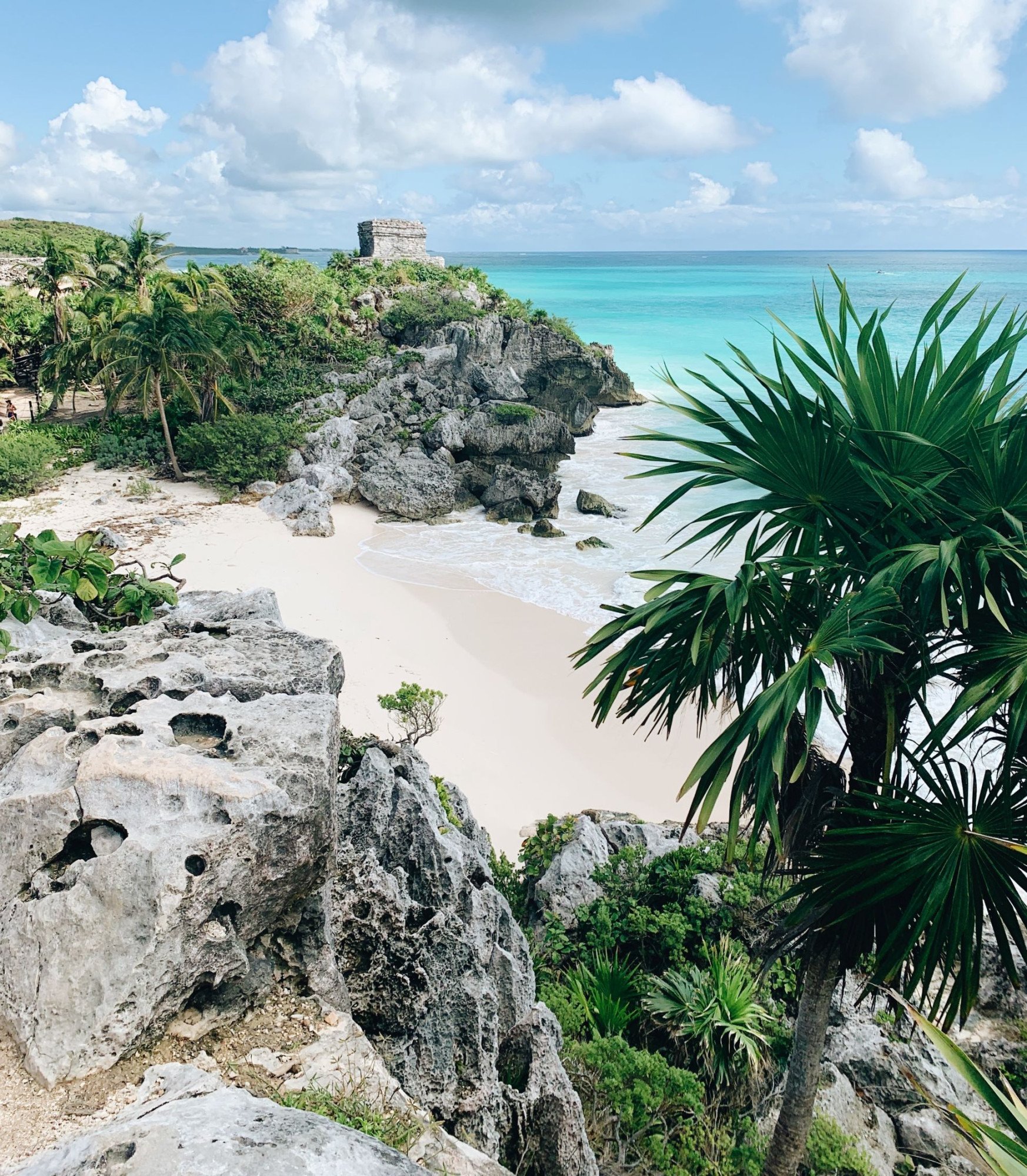 Mexico, Tulum strand zee