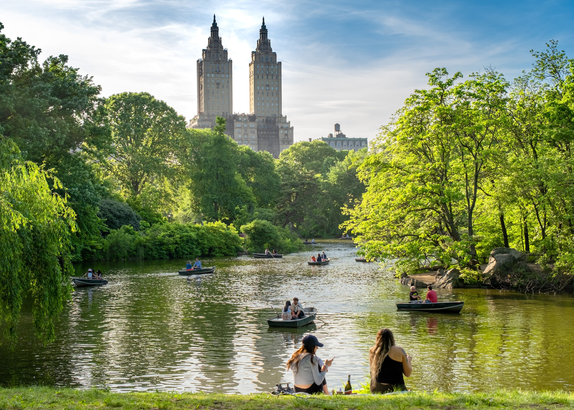 New York Central Park view boats
