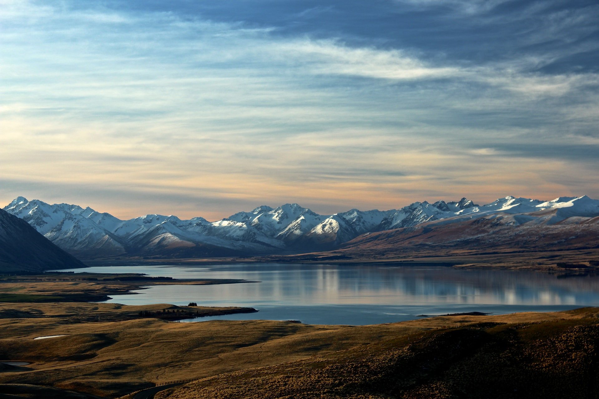 Lake Tekapo in Nieuw-Zeeland
