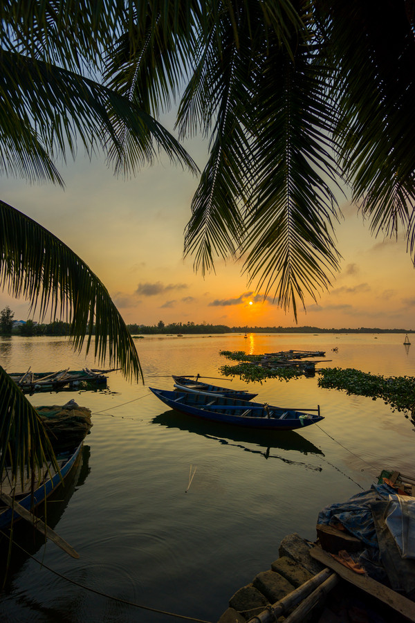 Rivier bij Hoi An in Vietnam