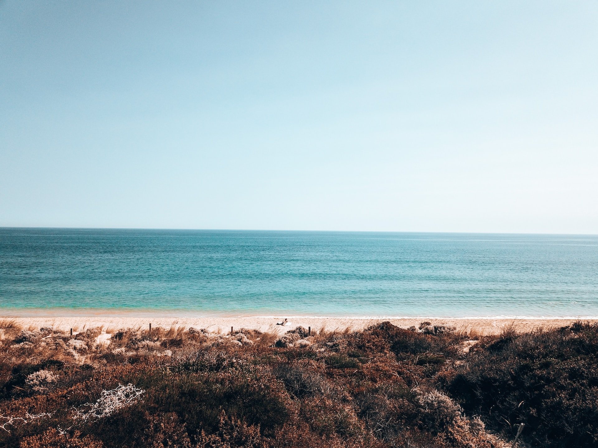 Kustlijn in Australië.