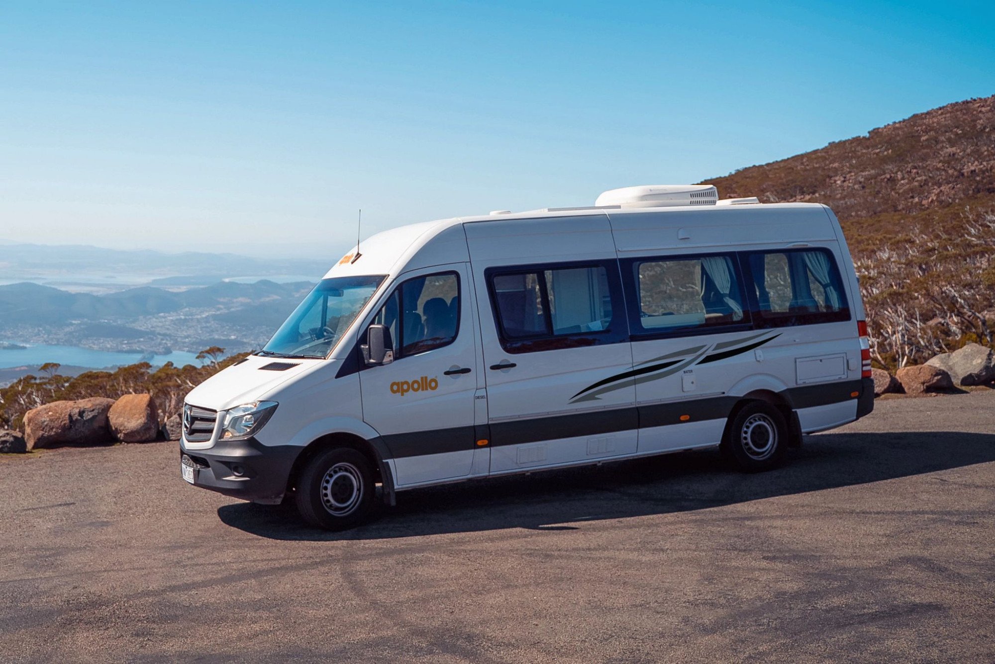 Buiten kant van Apollo AU Euro Plus in landschap