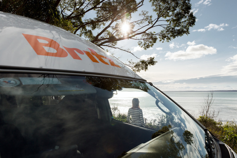 Britz AU HiTop aan zee