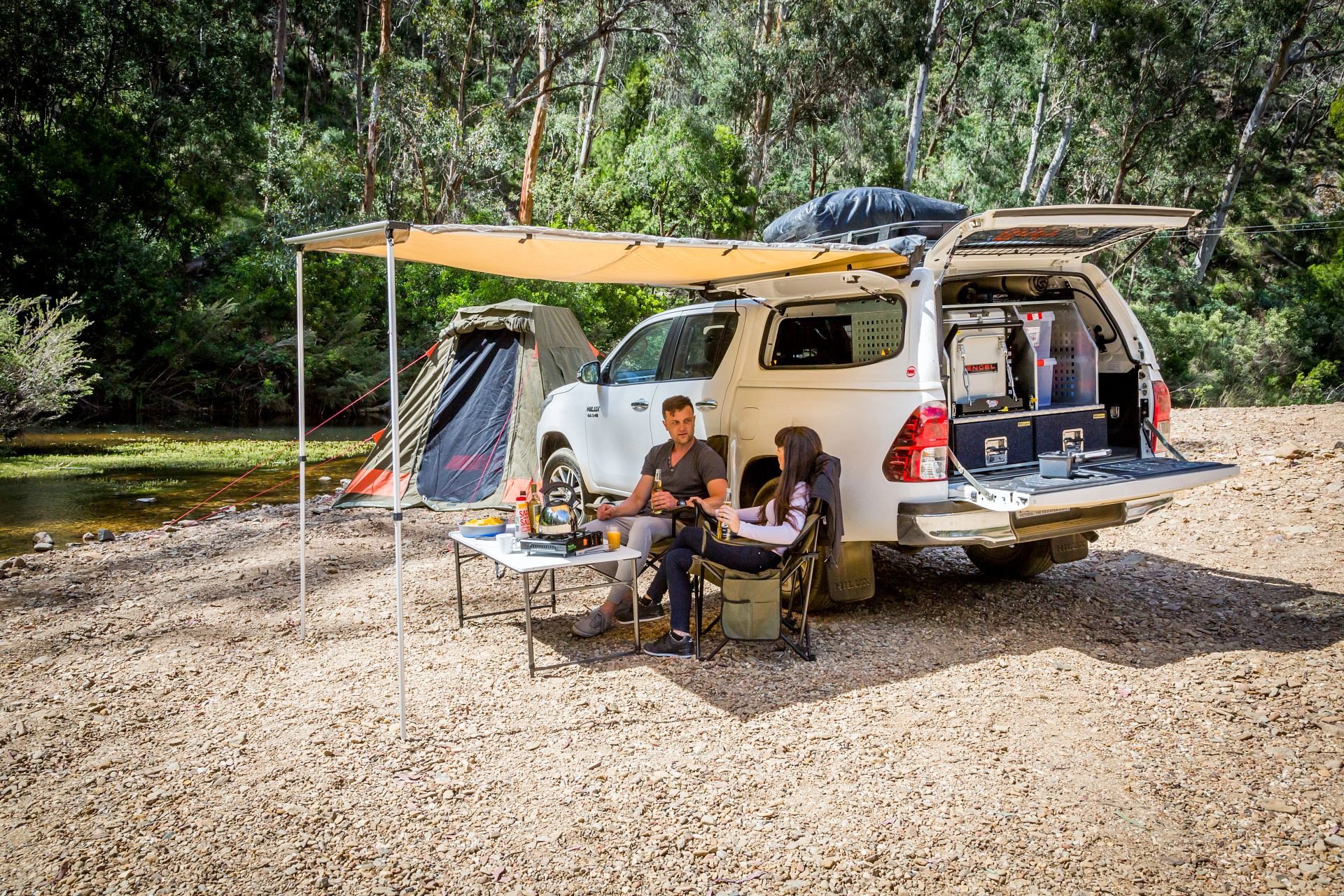 Britz AU Outback 4WD in de natuur