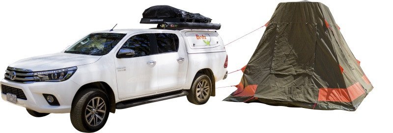 Britz AU Outback 4WD indeling