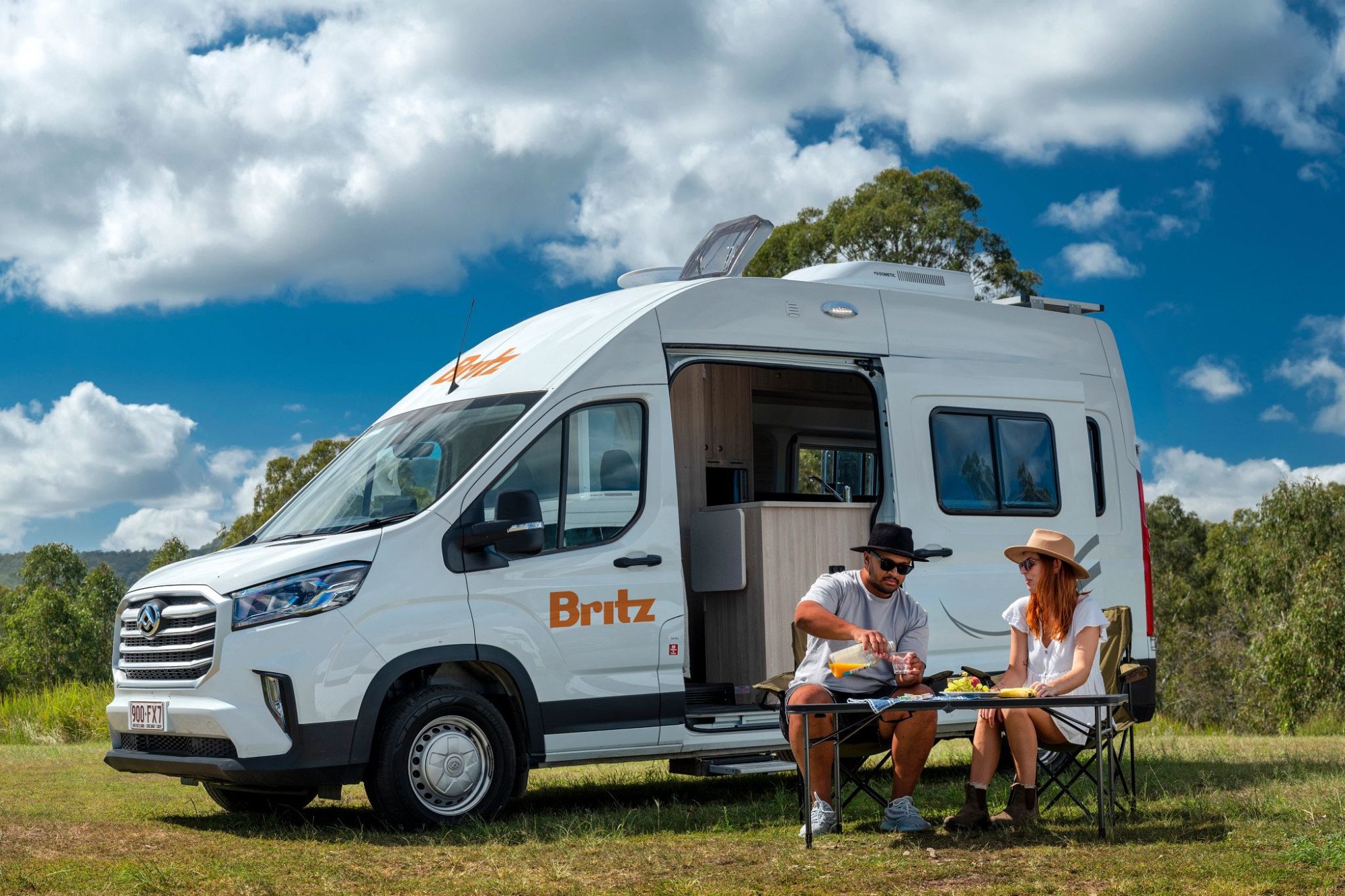 Buitenkant Britz AU Trailblazer camper