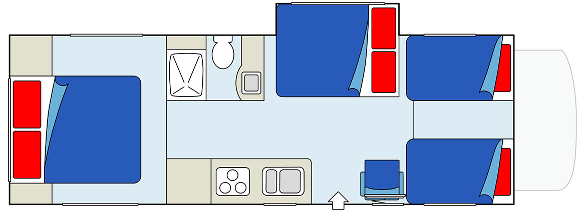 Interieur CanaDream Maxi Motorhome