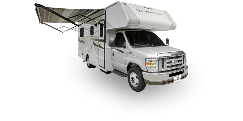 Four Seasons camper Medium met luifel